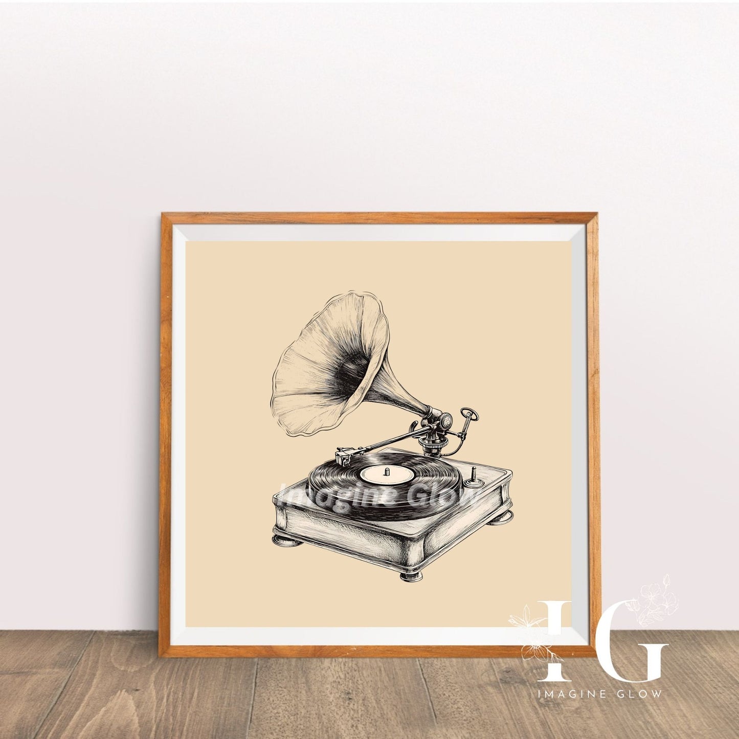 Retro music poster for adding character to your music studio