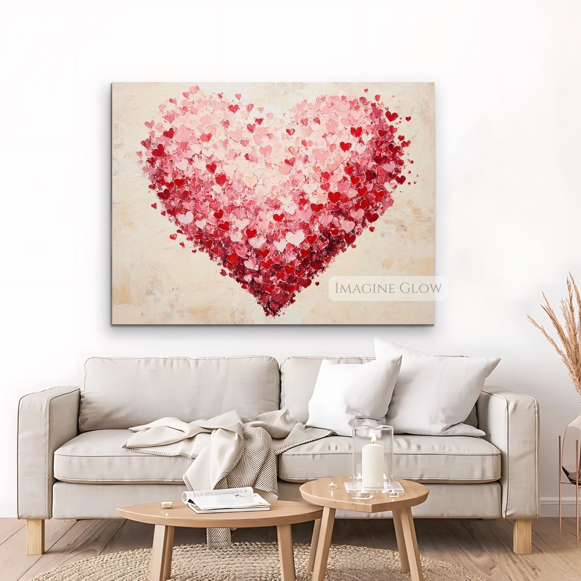 Antique oil painting Valentine’s Day digital download