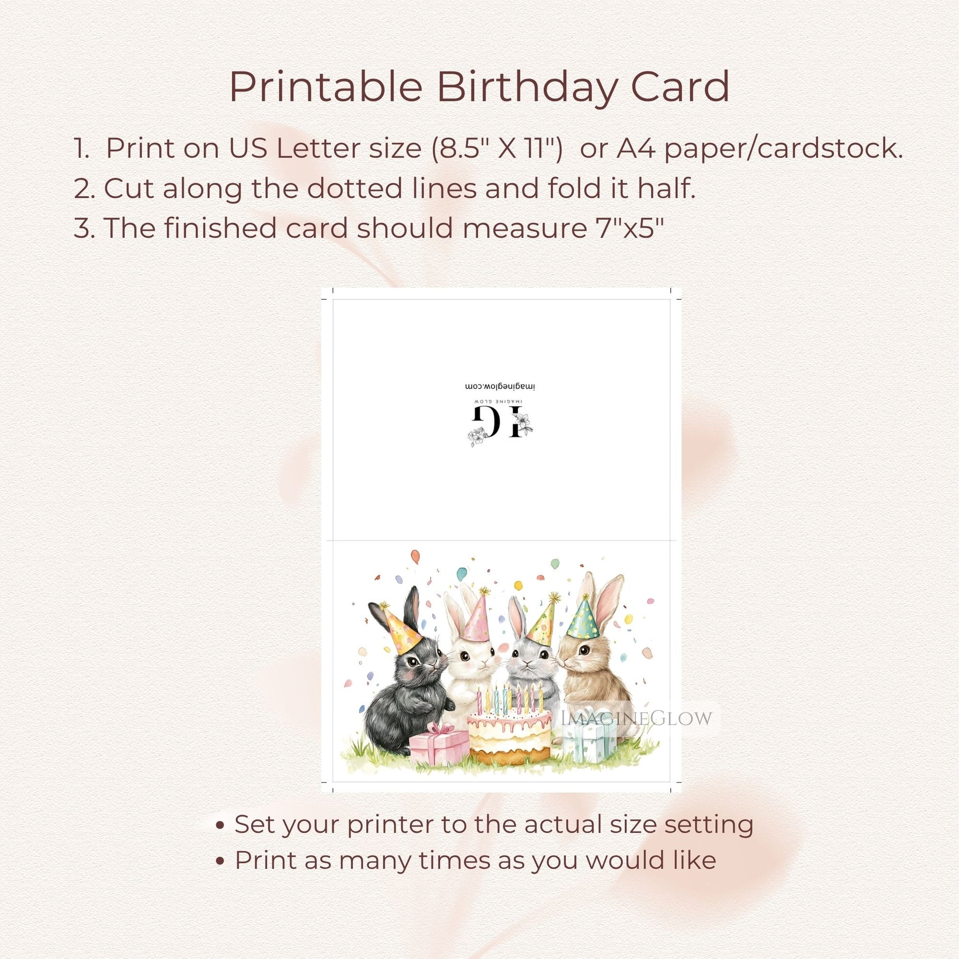 woodland bunny birthday card
digital bunny birthday greeting
baby animal birthday card
spring theme bunny card
rabbit birthday card download
adorable bunny card for girls
bunny card for woodland party