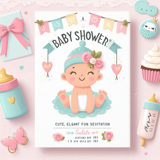 Baby Shower Invitation Ideas: Cute, Elegant & Fun Designs