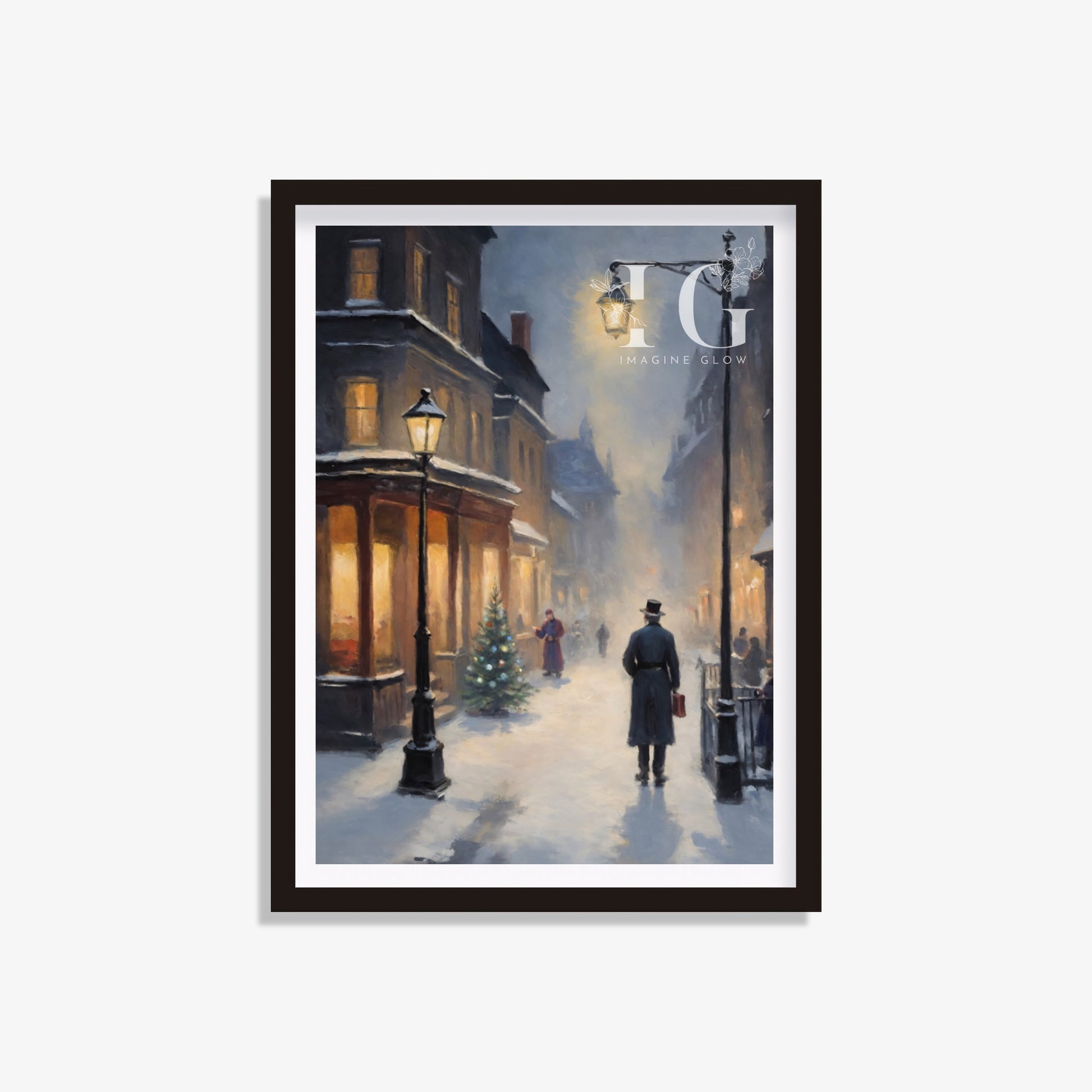 A Christmas Carol festive wall decor, available as printable art.