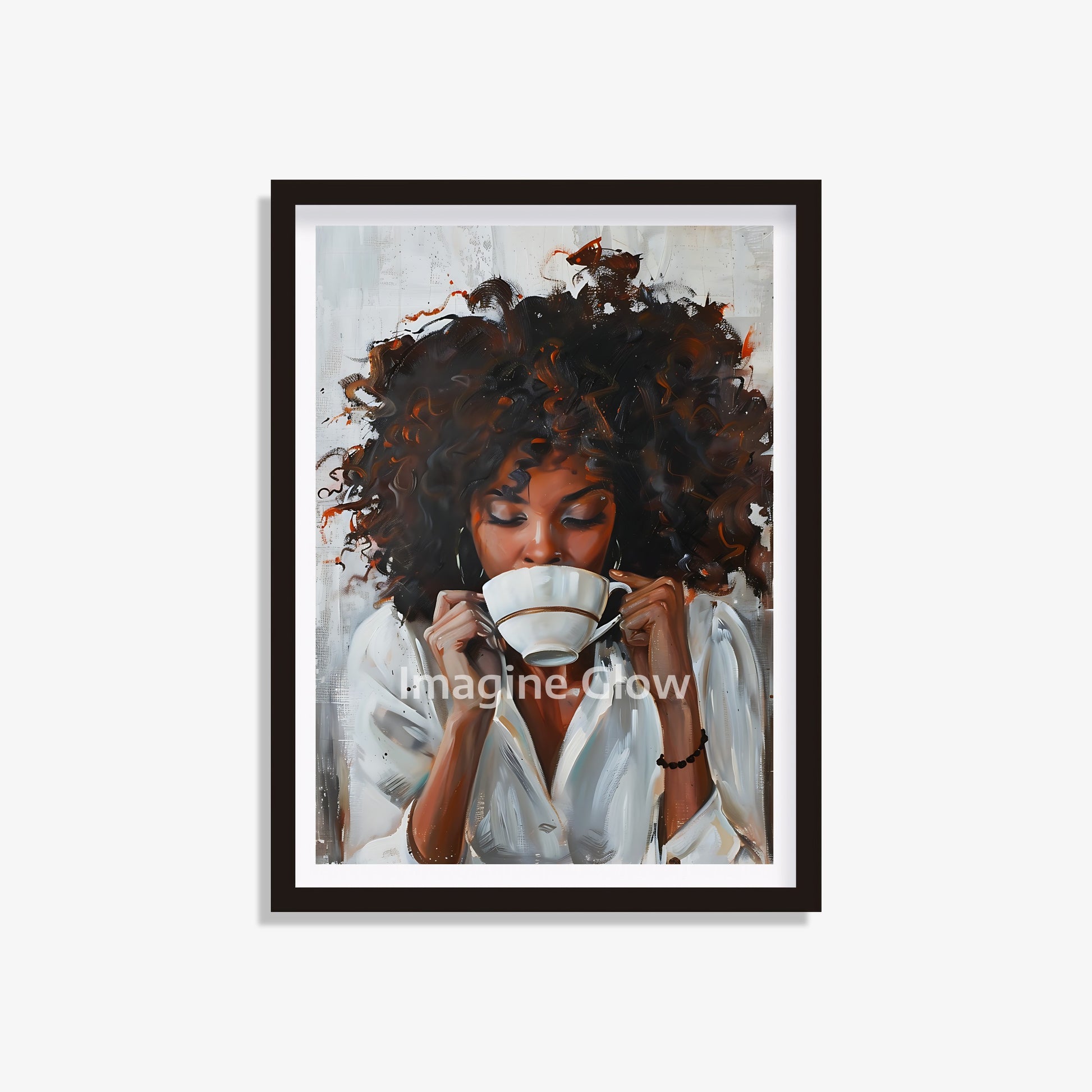 Delightful printable coffee art adding warmth to any space