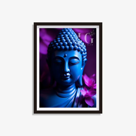 Printable Buddha art print for serene and calm home decor.