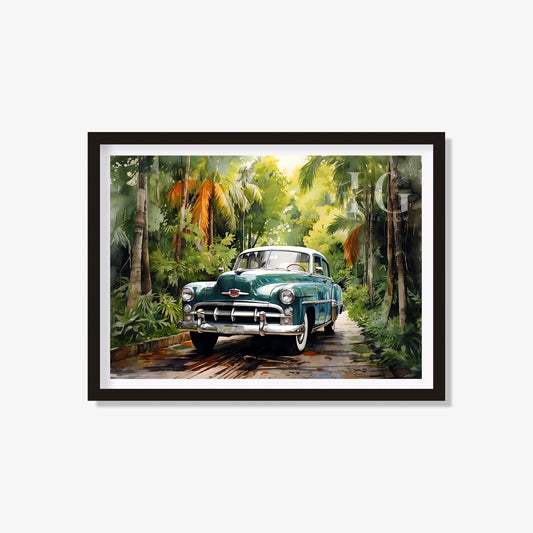 Classic car wall art to enhance your garage or man cave decor