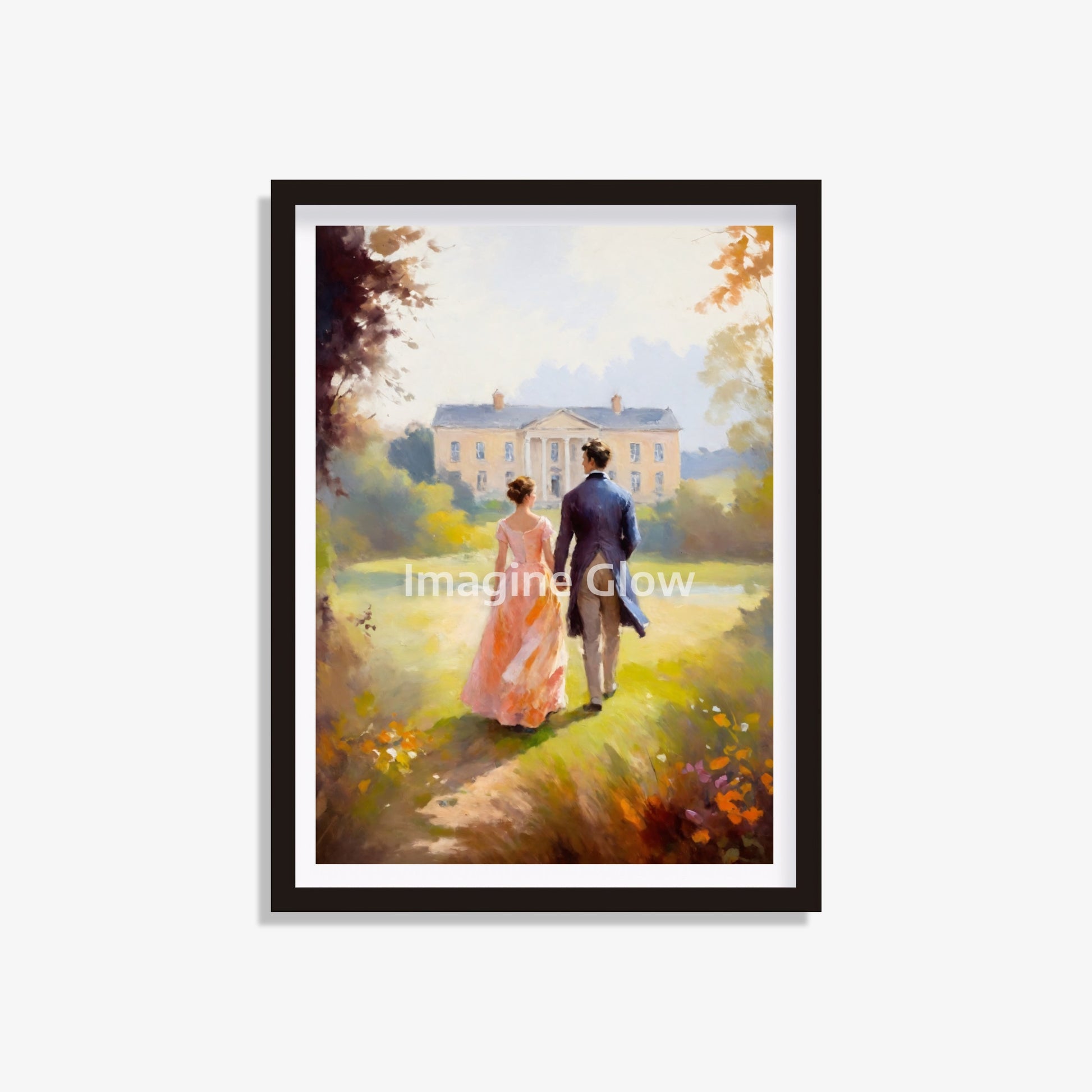 Classic wall art inspired by Jane Austen's Pride and Prejudice