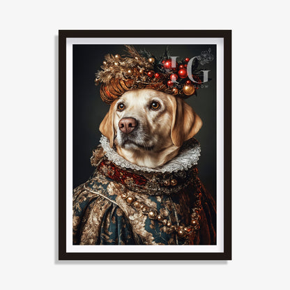 Labrador Retriever Art Print - Renaissance Pet Portrait