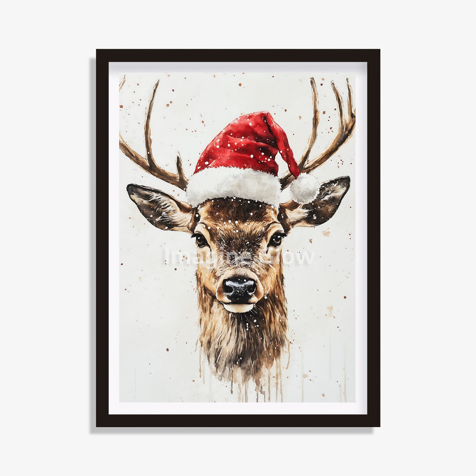 Christmas reindeer artwork to bring a joyful, seasonal atmosphere