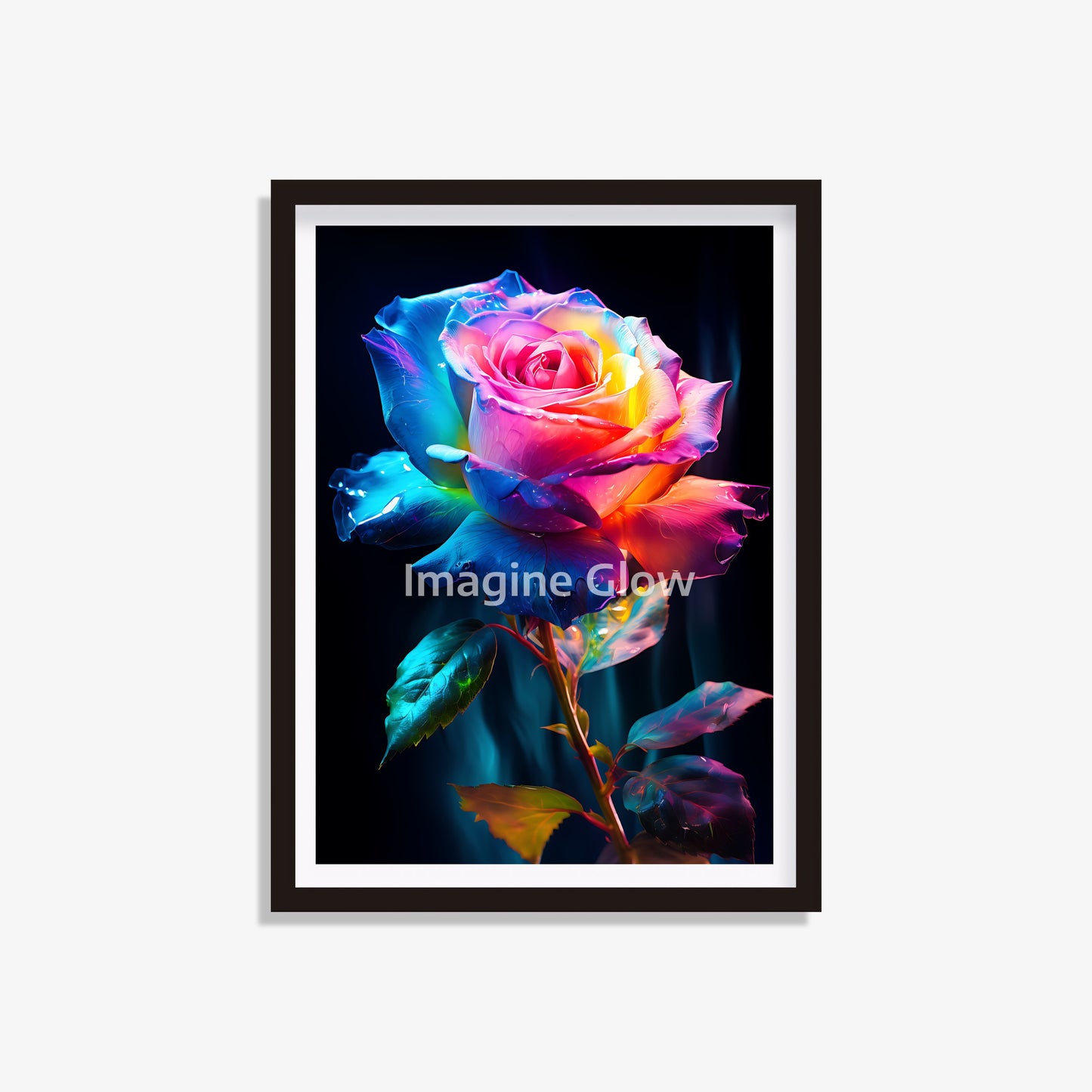 Printable art print featuring a beautiful rose for moody decor.