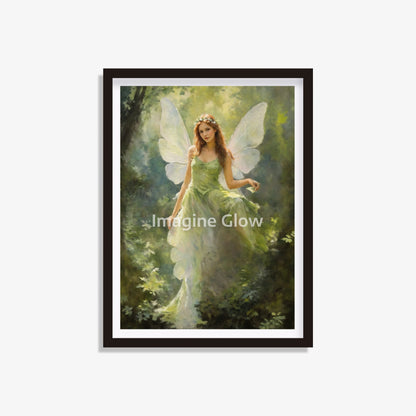 Enchanted fairy art print for fantasy-inspired decor