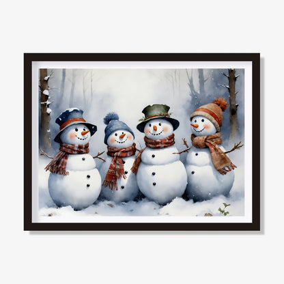 Snowman artwork to bring festive charm to your space