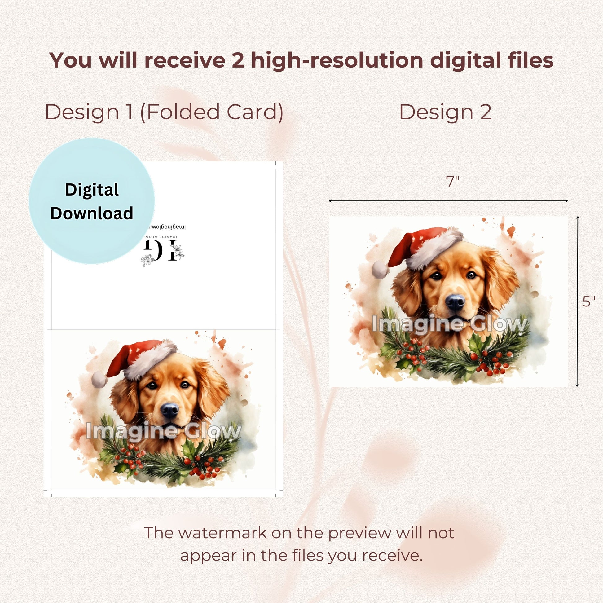 Printable collection showcasing dogs in various holiday-themed illustrations