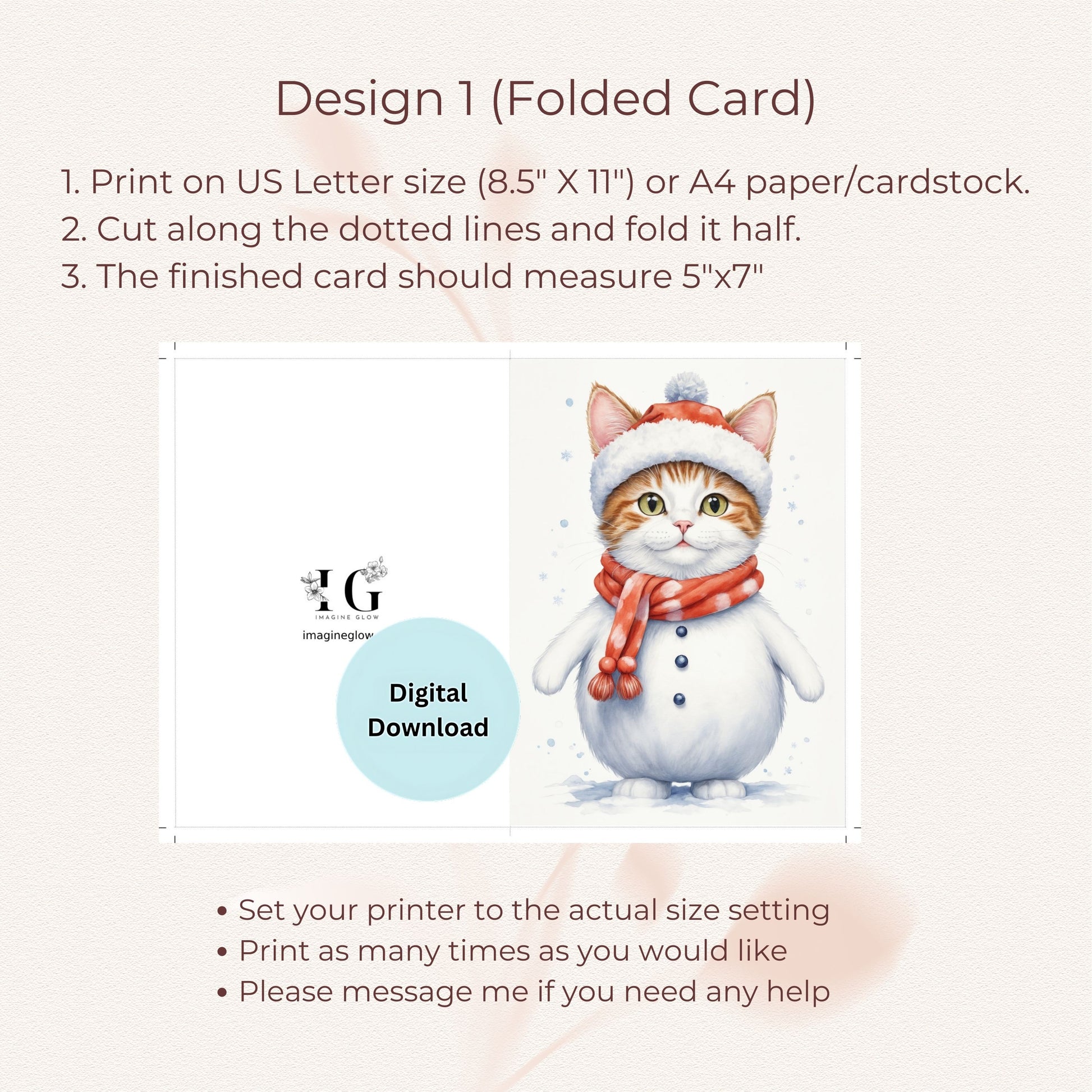 Festive cats Christmas cards, perfect for sending holiday cheer.