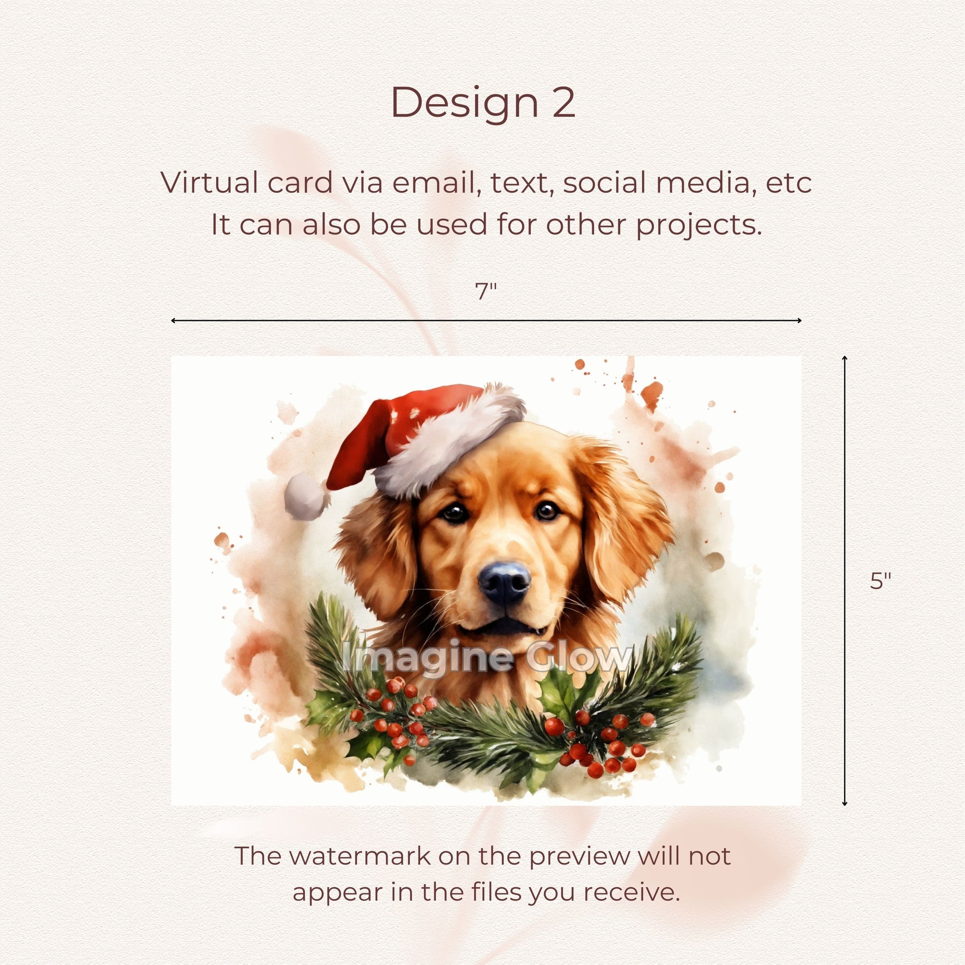 Customizable pet-themed cards for adding personal messages to your greetings