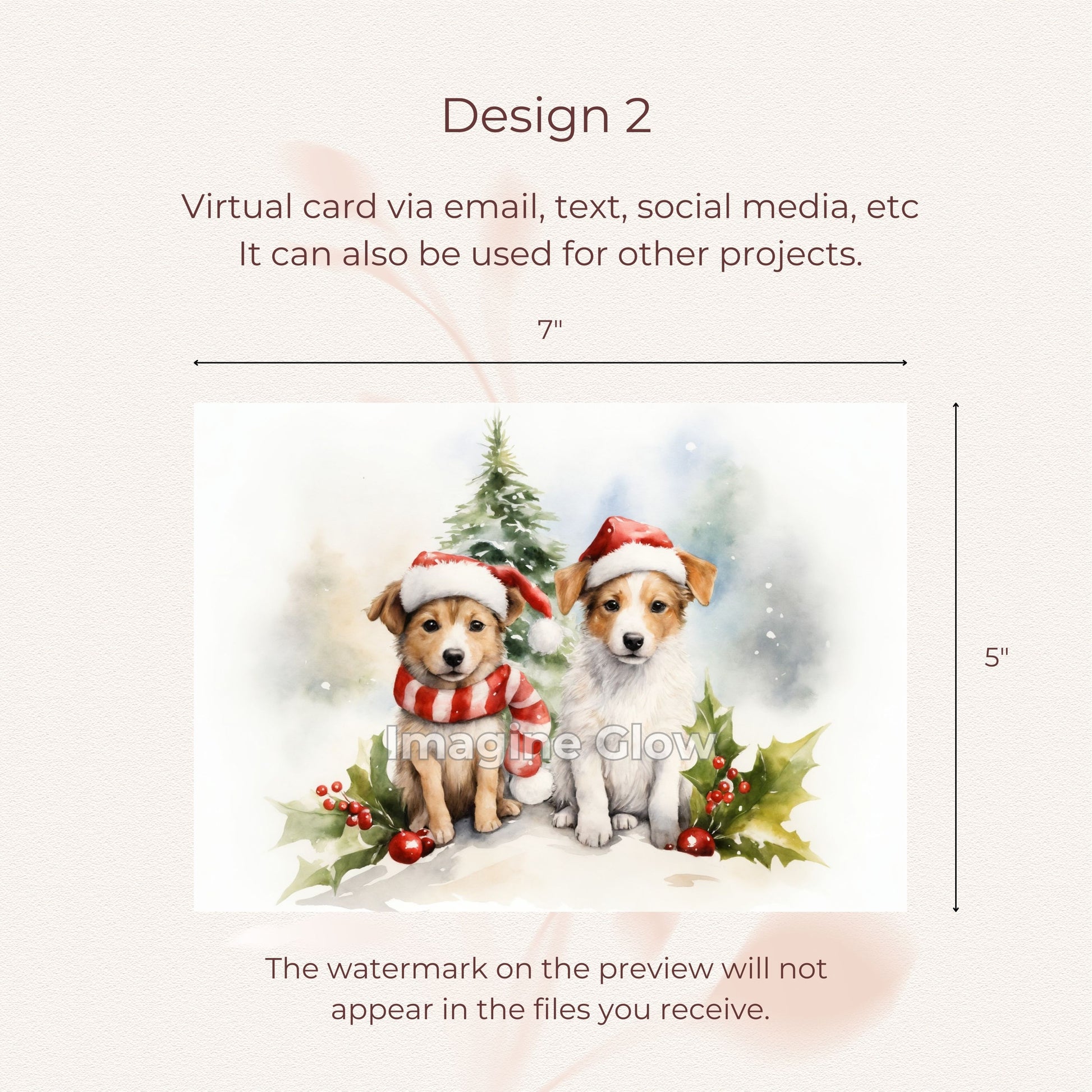 Fun and heartwarming way to celebrate Christmas with adorable dog cards