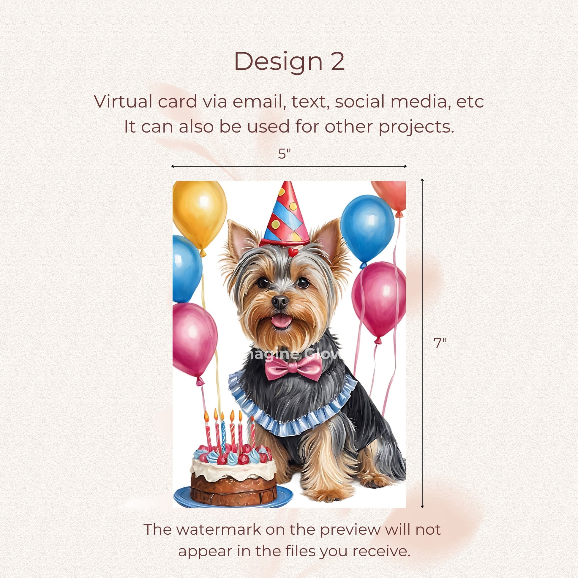 Heartwarming birthday card perfect for pet owners celebrating a special day