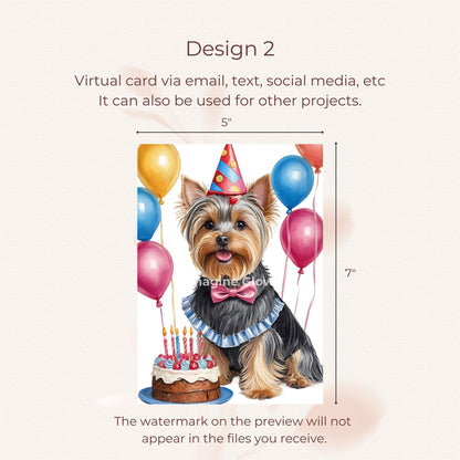 Heartwarming birthday card perfect for pet owners celebrating a special day