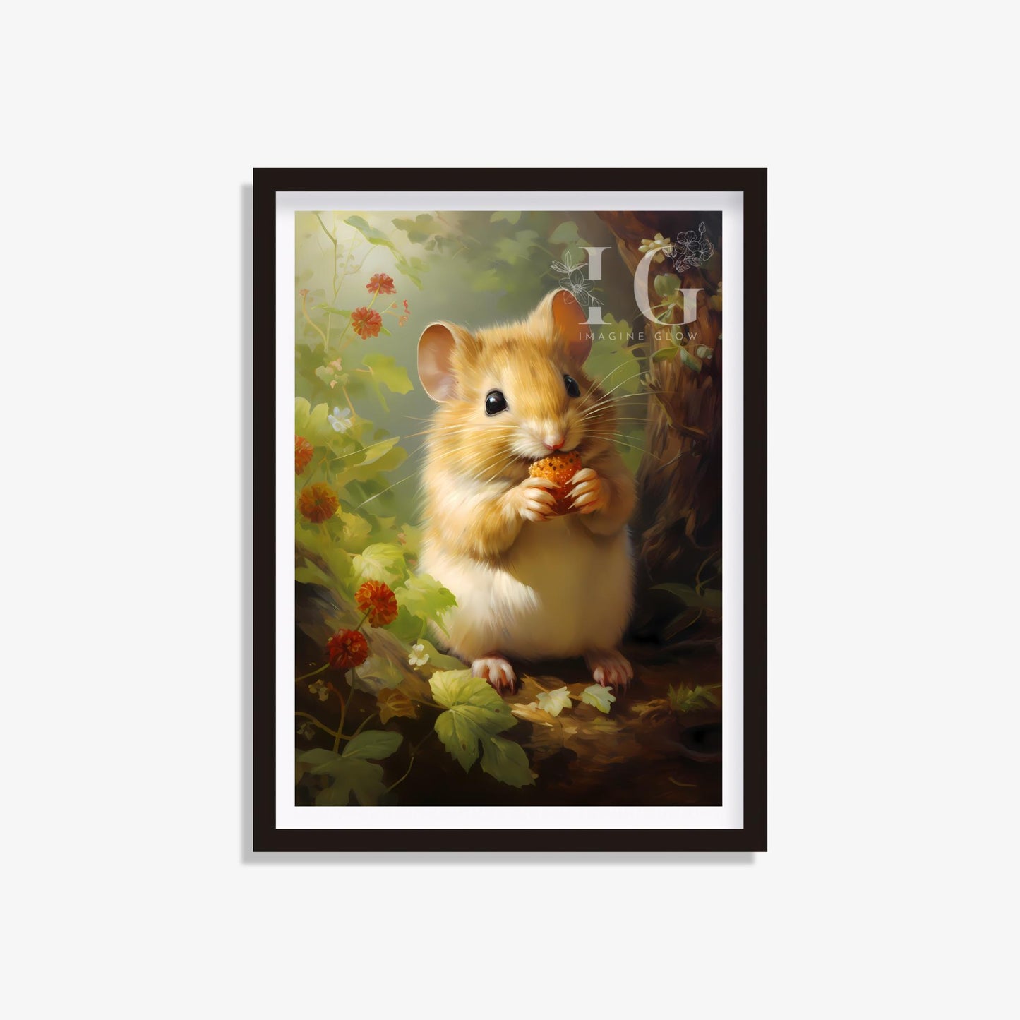 Adorable Hamster - Printable Animal Wall Art