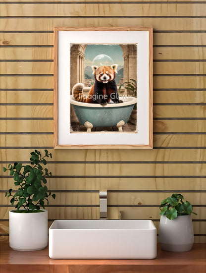 Whimsical printable art perfect for enhancing bathroom decoration