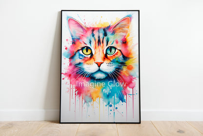 Artistic cat wall decor that enhances any room's decor