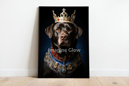 Charming Labrador wall art ideal for living rooms and studies