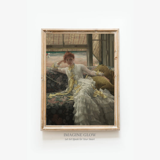 Classic portrait of a vacation by the ocean in vintage style