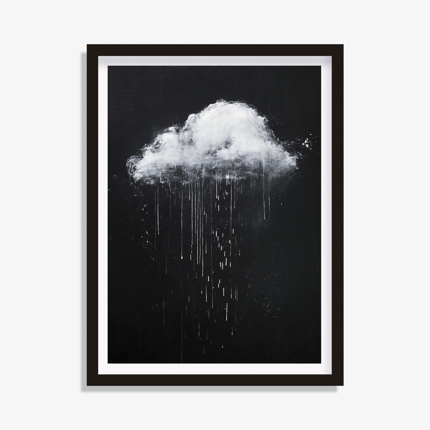 Dark Academia-inspired Stormy Cloud printable artwork for moody wall decor.