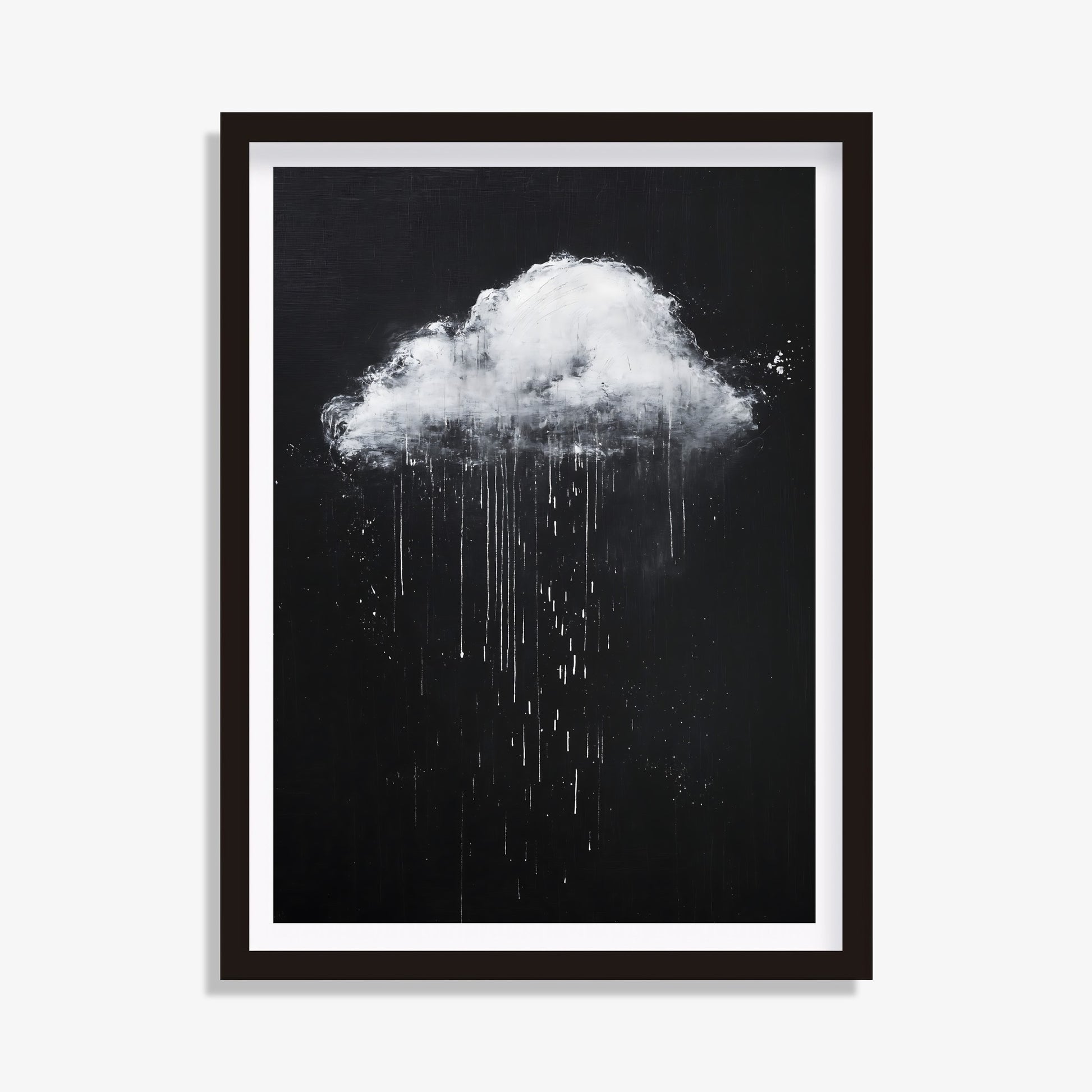 Dark Academia-inspired Stormy Cloud printable artwork for moody wall decor.