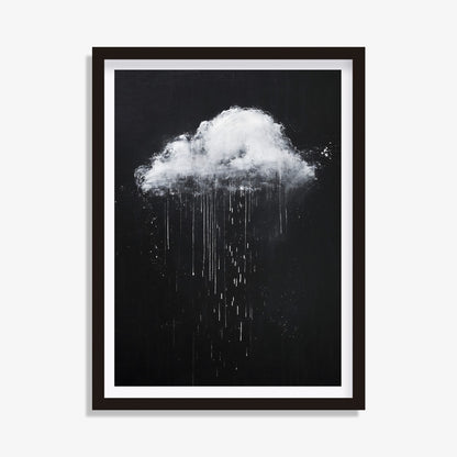 Dark Academia-inspired Stormy Cloud printable artwork for moody wall decor.