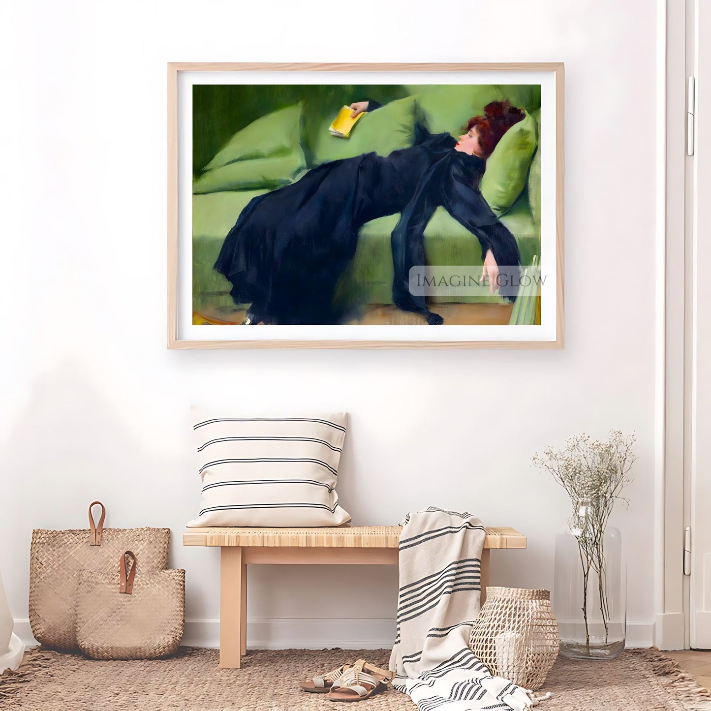 Decadent Young Woman After the Dance Printable - Elegant Vintage Art Decor