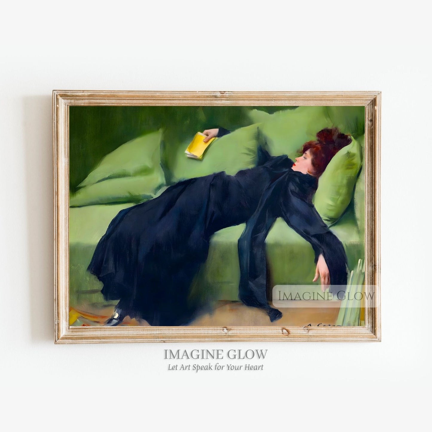Decadent young woman after the dance printable featuring a graceful figure