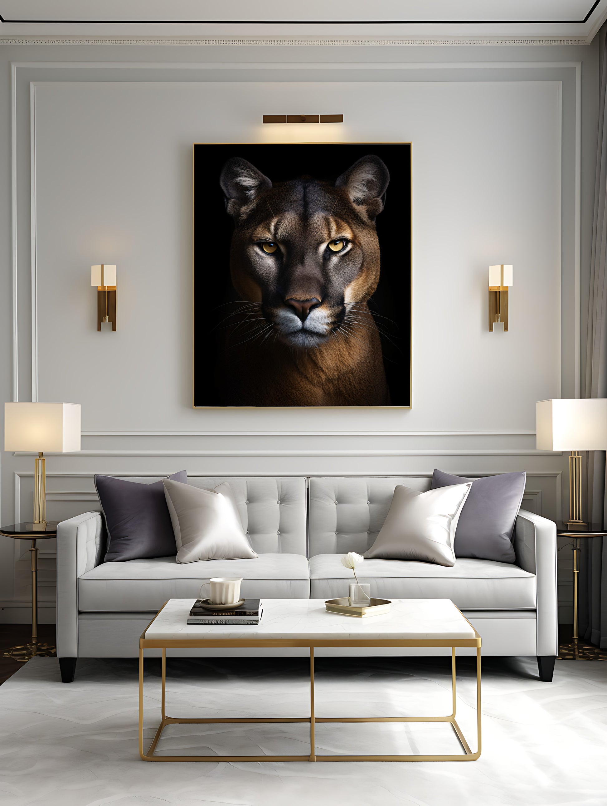 Captivating animal portrait perfect for nature-inspired decor