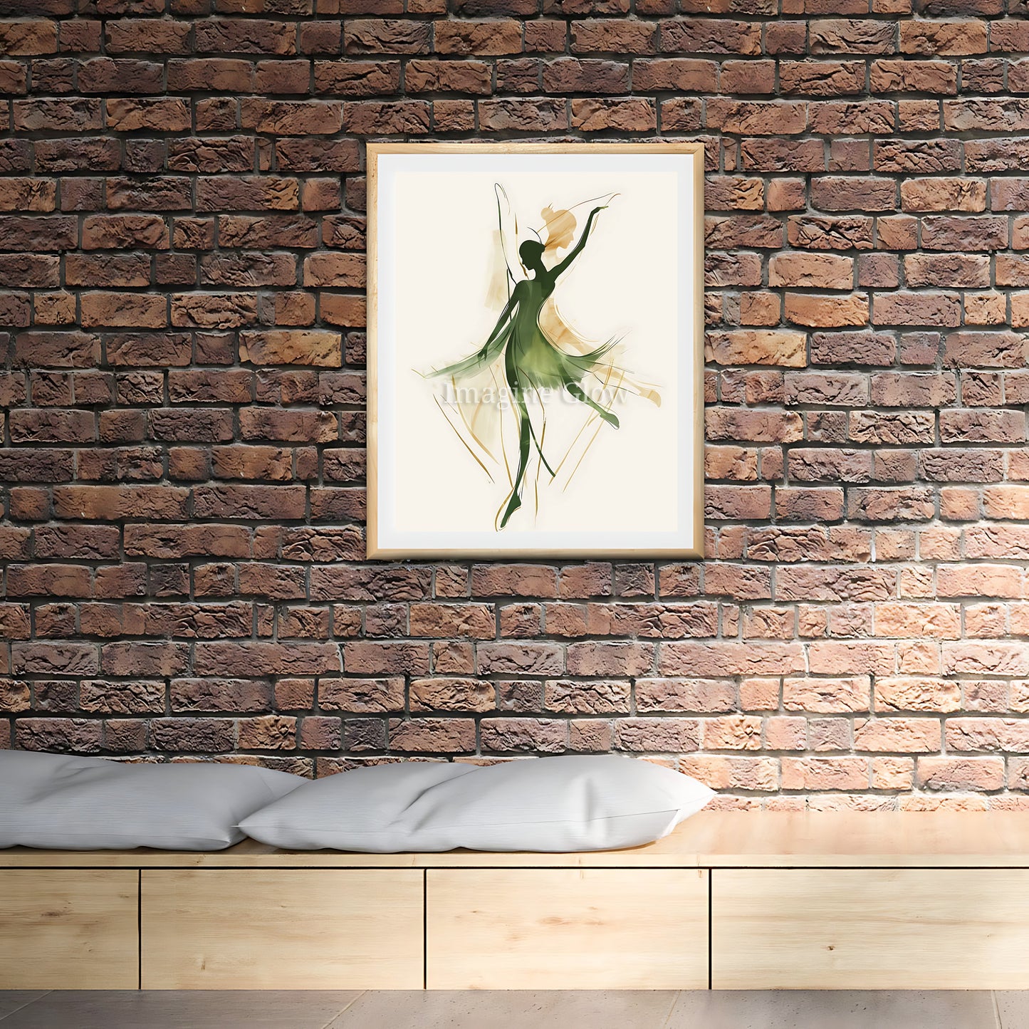 Inspiring music studio decor showcasing the art of dance