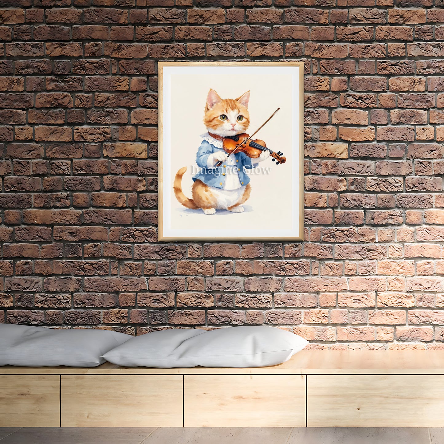 Funny animal music art perfect for musicians and pet lovers