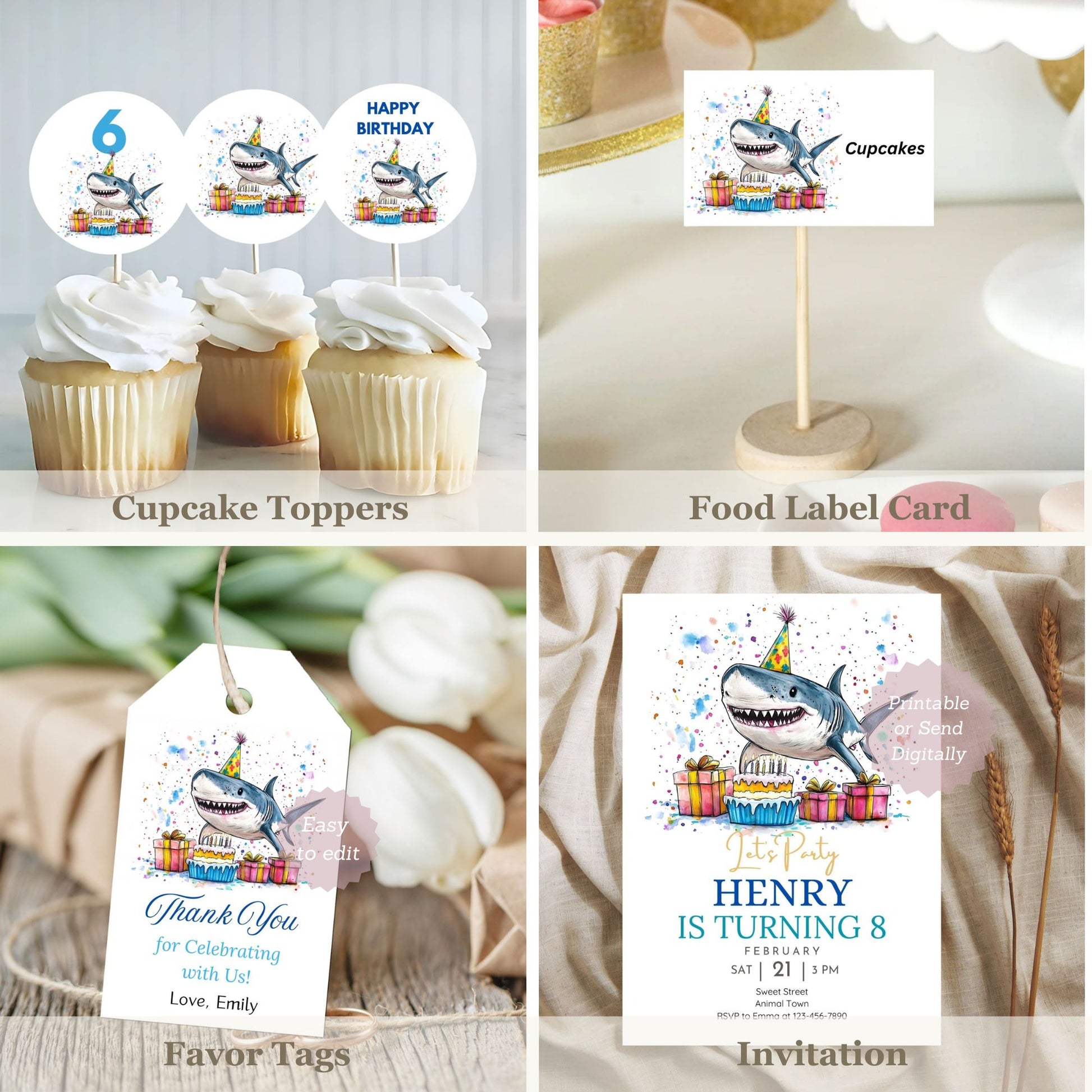 Ocean theme birthday decor