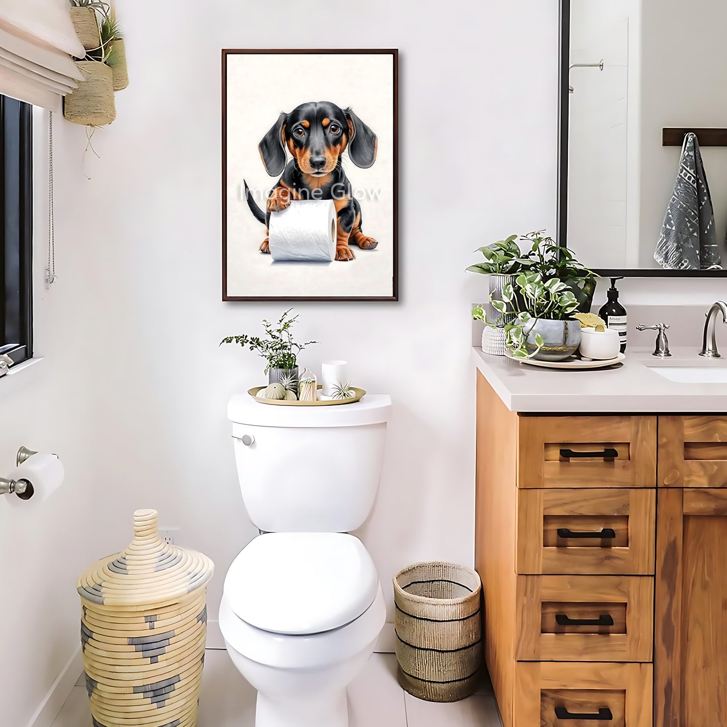 Delightful printable gift for dog lovers and fans of funny decor