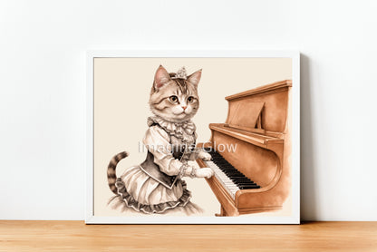 Inspiring piano artwork perfect for creative spaces