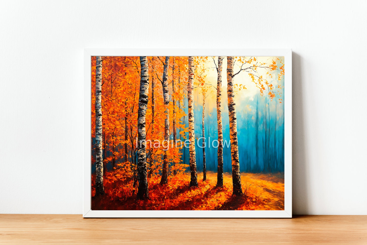 Fall foliage painting to add warmth and color to your space