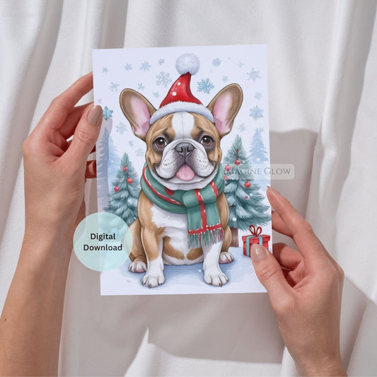 bulldog christmas card festive dog design
cute bulldog holiday greeting card printable
digital bulldog christmas card download
adorable bulldog christmas card for dog lovers
printable bulldog holiday greeting card
