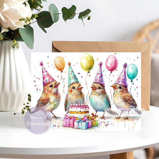 Finch Birthday Card
Cute Finch Greeting Card
Bird Lover Birthday Card
