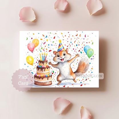 printable birthday card
kids birthday card
nature themed birthday card
animal birthday card printable
