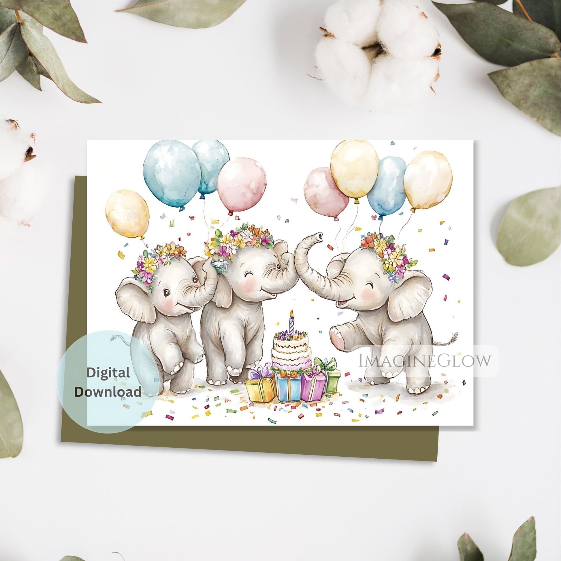 Safari Theme Birthday Card
Jungle Animal Birthday Card
Adorable Elephant Birthday Card
Wildlife Inspired Birthday Card
