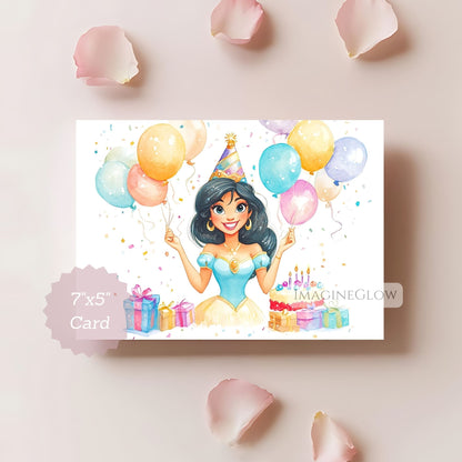 princess jasmine birthday card
aladdin princess jasmine card
arabian nights birthday card
princess jasmine kids birthday card
