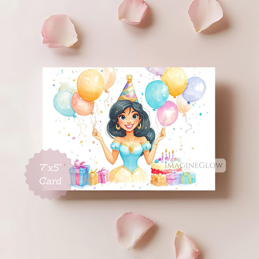 princess jasmine birthday card
aladdin princess jasmine card
arabian nights birthday card
princess jasmine kids birthday card
