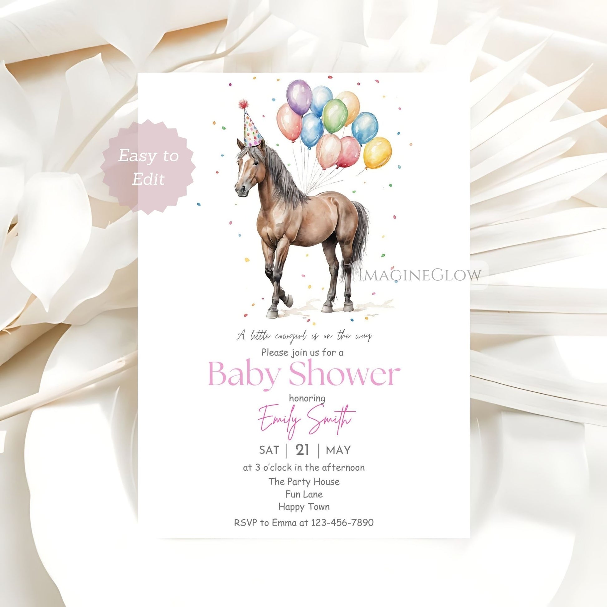 farm animal baby shower printable
