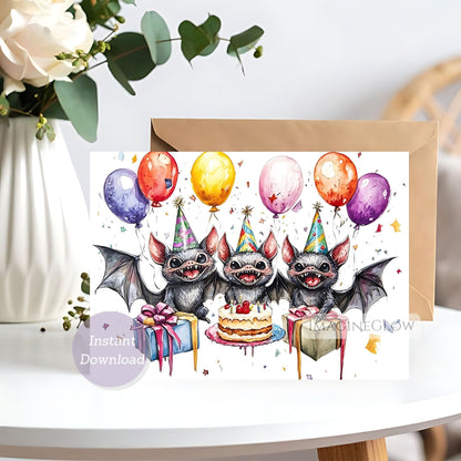 bat birthday card
cute bat greeting
printable bat card
