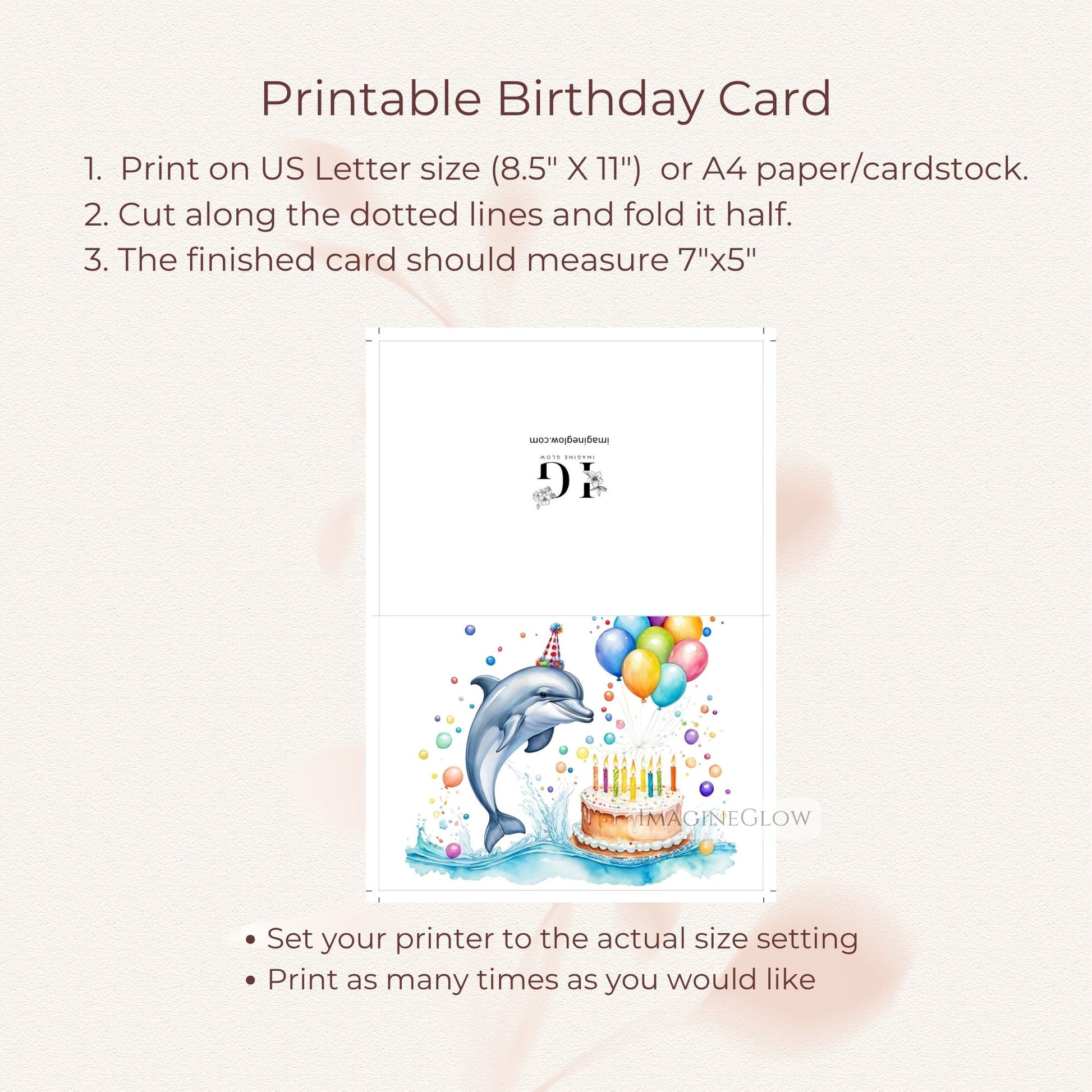 dolphin greeting card printable
ocean animal birthday card
beach theme dolphin card
digital dolphin birthday card