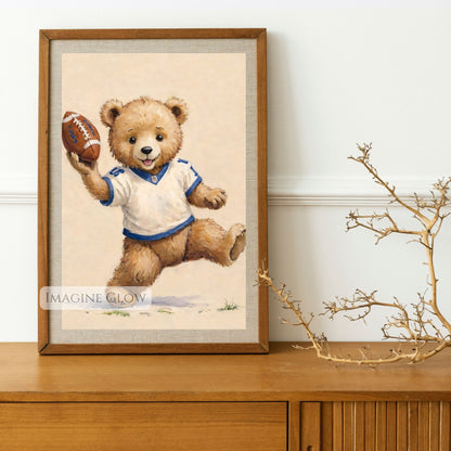 sports animal nursery digital download
