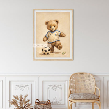bear sports wall art digital
