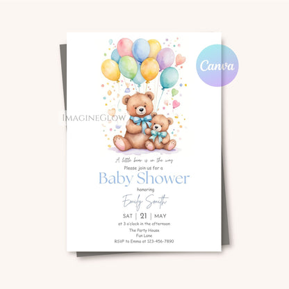baby shower bear design