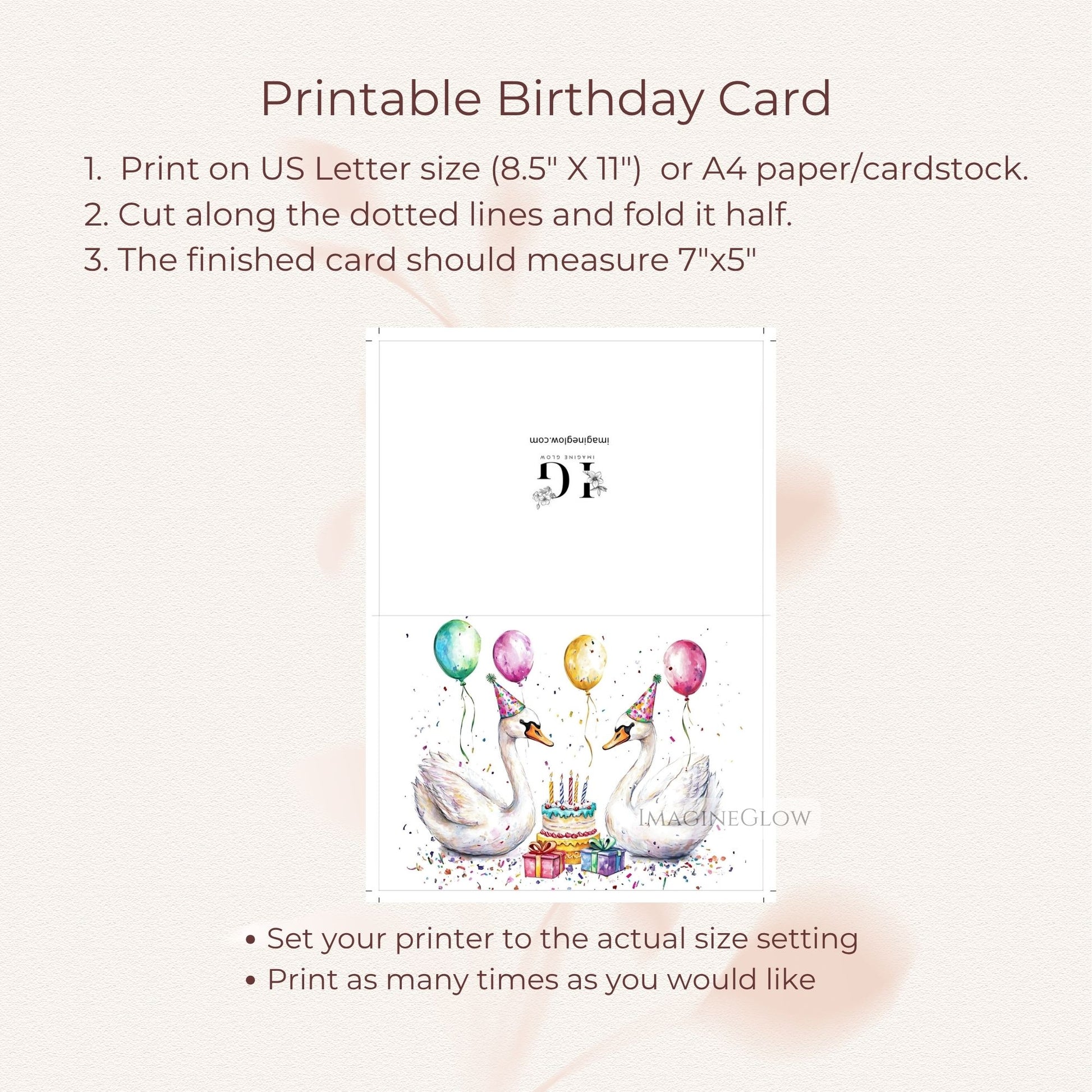 birthday card with swans
nature birthday card swan
digital swan birthday card
